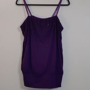Lane Bryant Purple sequence Top!!